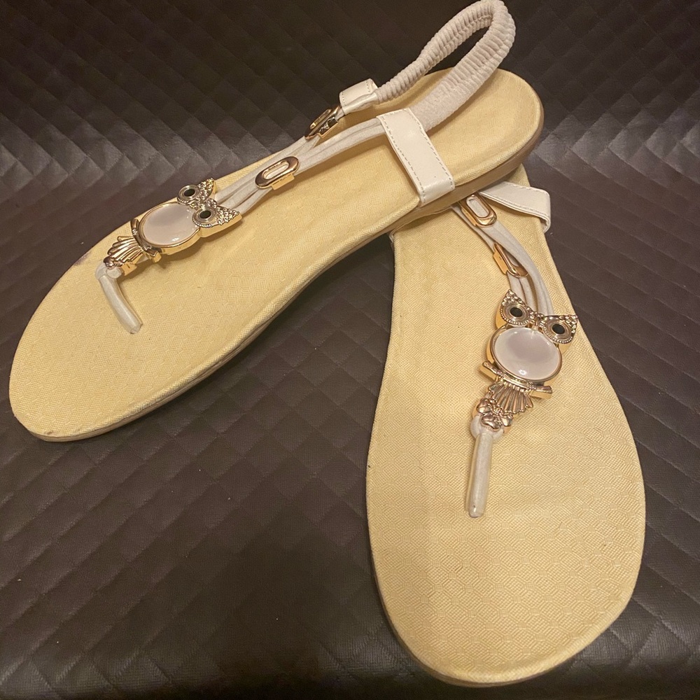 Owl Pendant Sandals